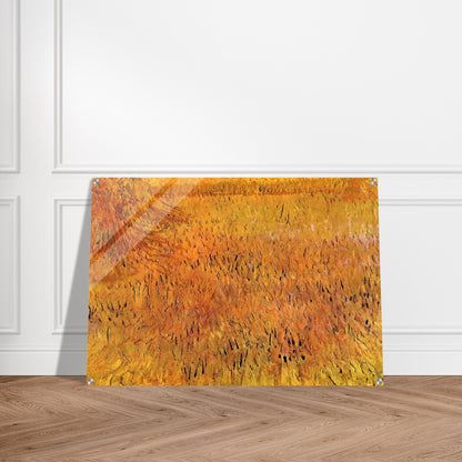 Arles View from the Wheat Fields - Vincent van Gogh Acrylic Print - 70x100 cm / 28x40″ inches | Vincent van Gogh Wall Art | Vincent van Gogh Prints