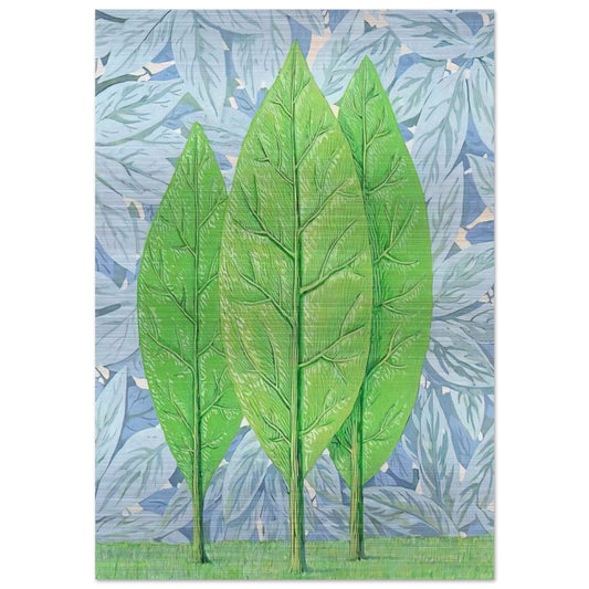 THE GOOD SEASON 1961 - Rene Magritte Brushed Aluminum Print - 70x100 cm / 28x40 inches | Rene Magritte Aluminum Print | Rene Magritte Prints