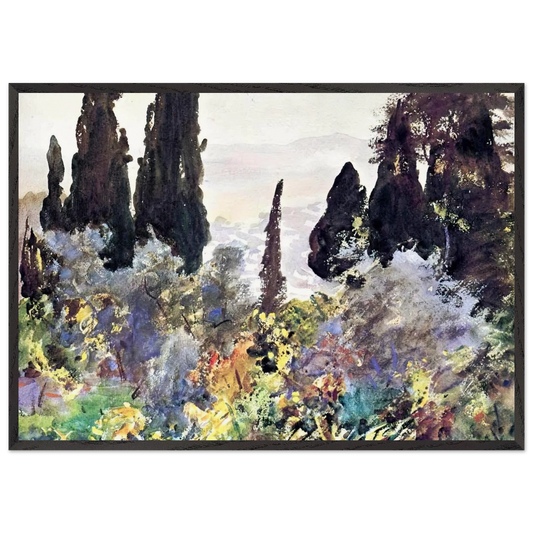 Wall artGranada - John Singer Sargent Framed Art Print – Black Wooden Frame - Default Title - -Framed Art Print