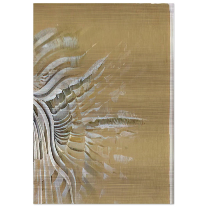 UNTITLED 1982 - Lee Bontecou Brushed Aluminum Print - 70x100 cm / 28x40 inches | Lee Bontecou Aluminum Print | Lee Bontecou Prints