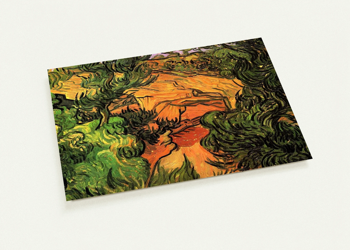 Entrance to a Quarry By Vincent van Gogh Pack of 10 Post Cards | Vincent van Gogh Post Cards | A6 (10.5 x 14.8 cm) - 4.1 x 5.8 inches