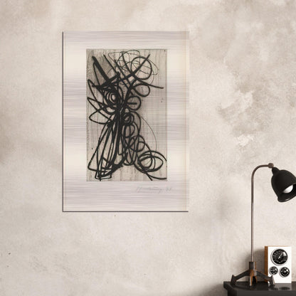 Composition - 1948 - Hans Hartung Brushed Aluminum Print - 70x100 cm / 28x40 inches | Hans Hartung Aluminum Print | Hans Hartung Prints