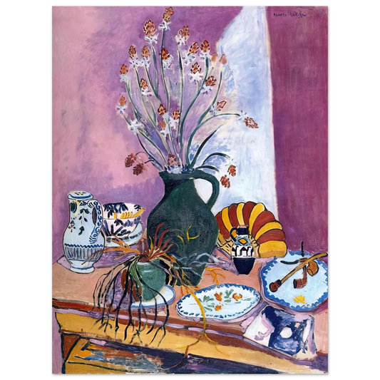 Henri Matisse - STILL LIFE WITH FLOWERS Fine Art Poster - Default Title