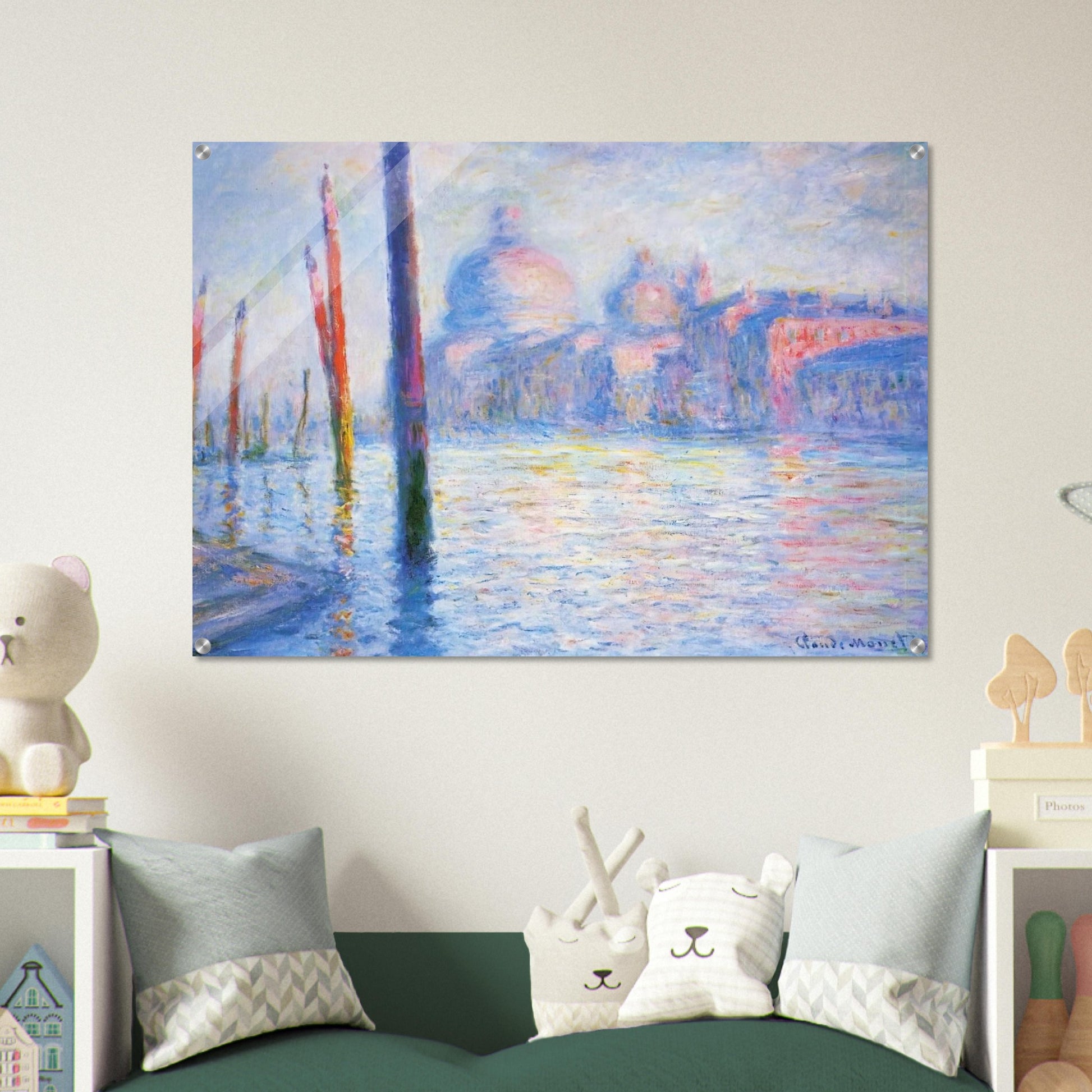 The Grand Canal 02 - claude monet Acrylic Print - 70x100 cm / 28x40″ inches