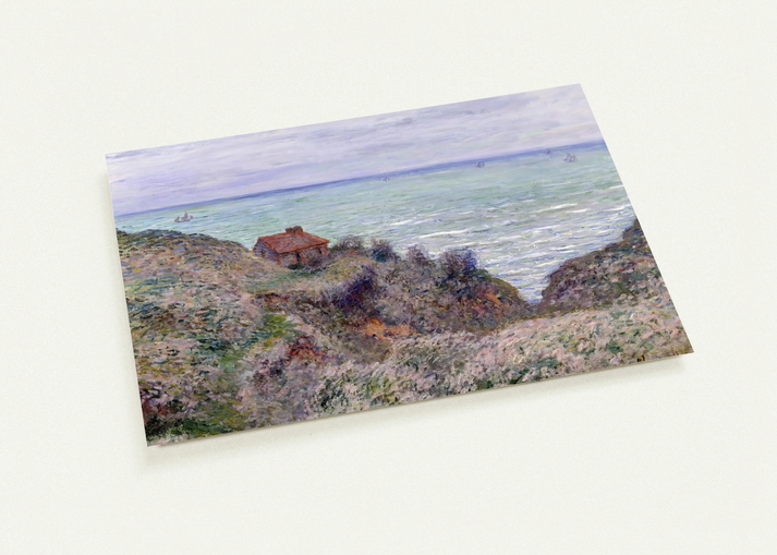 Customs House By claude monet Pack of 10 Post Cards | claude monet Post Cards | A6 (10.5 x 14.8 cm) - 4.1 x 5.8 inches