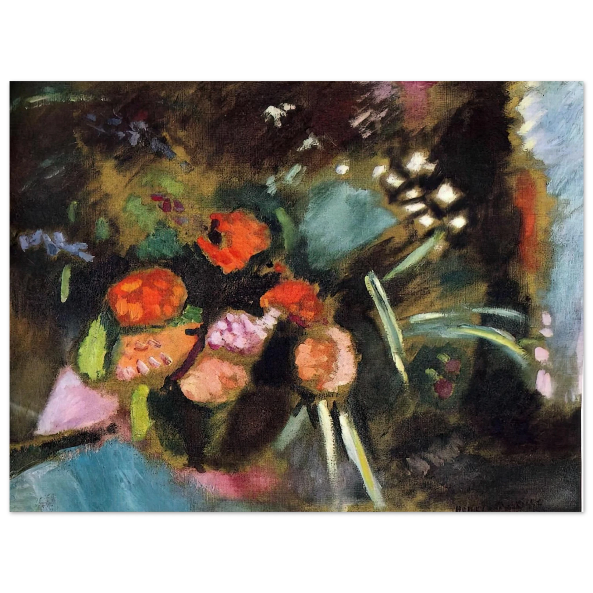 Henri Matisse - FLOWERS 1906 Fine Art Poster - Default Title