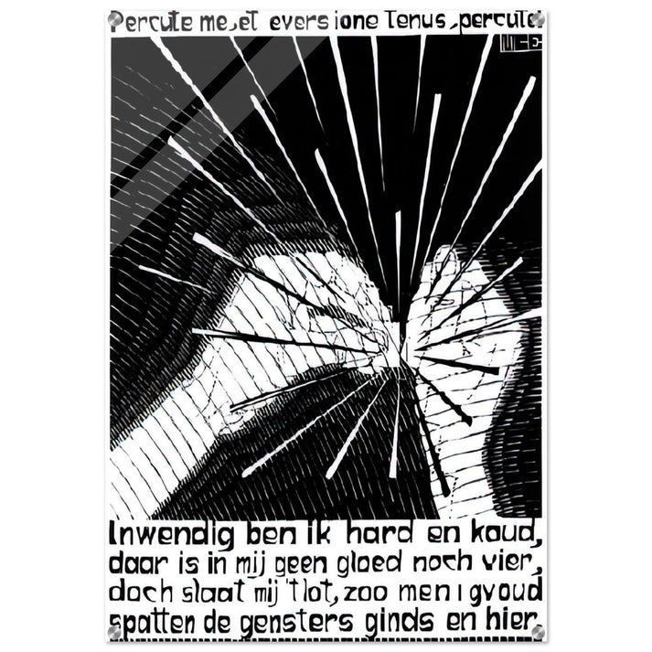 EMBLEMATA FLINT - MC Escher Acrylic Print - 70x100 cm / 28x40″ inches | Maurits Cornelis Escher Prints