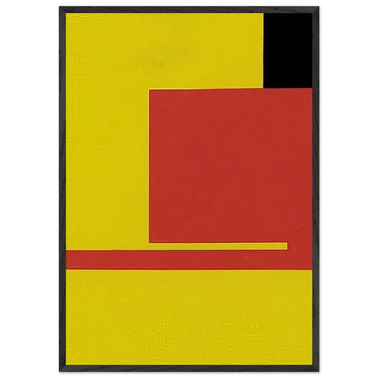 Negativo-Positivo - 1953 - Bruno Munari Framed Art Print – Black Wooden Frame - Default Title - -Framed Art Print