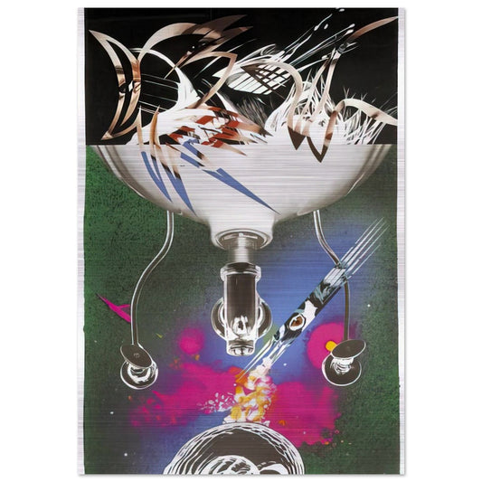 Where the Water Goes - James Rosenquist Brushed Aluminum Print - 70x100 cm / 28x40 inches | James Rosenquist Aluminum Print | James Rosenquist Prints