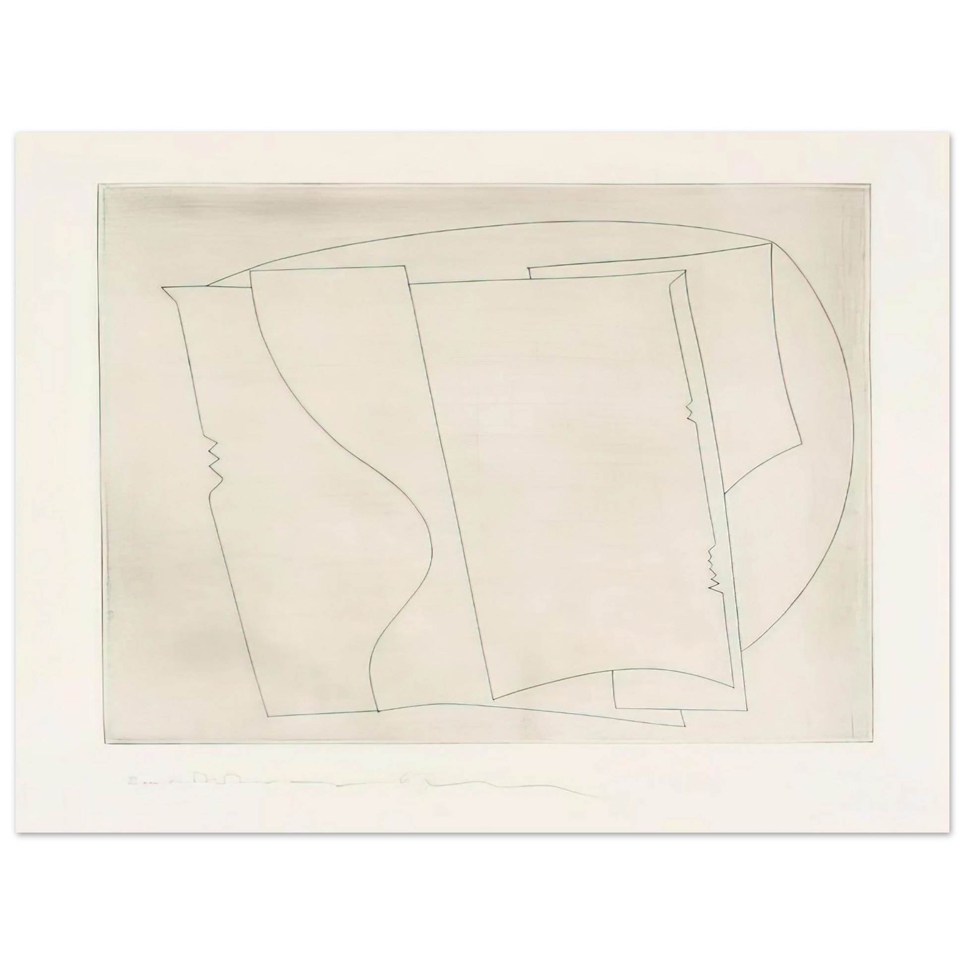 Ben Nicholson - Ronco - 1967 Fine Art Poster - Default Title