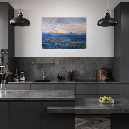 Mount Hood - Childe Hassam Acrylic Print - 70x100 cm / 28x40″ inches