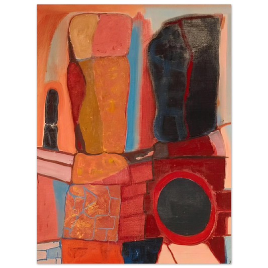 John Ferren - Rock Totems - 1948 Fine Art Poster - Default Title