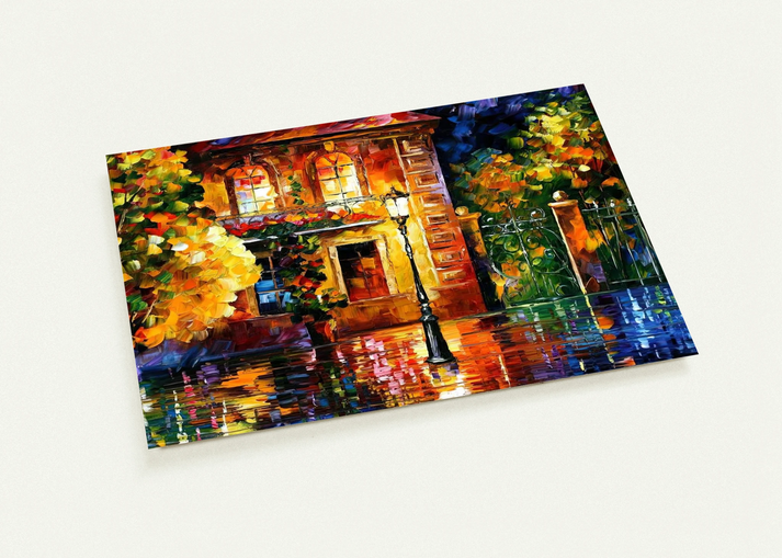 Leonid Afremov By Leonid Afremov Pack of 10 Post Cards | Leonid Afremov Post Cards | A6 (10.5 x 14.8 cm) - 4.1 x 5.8 inches