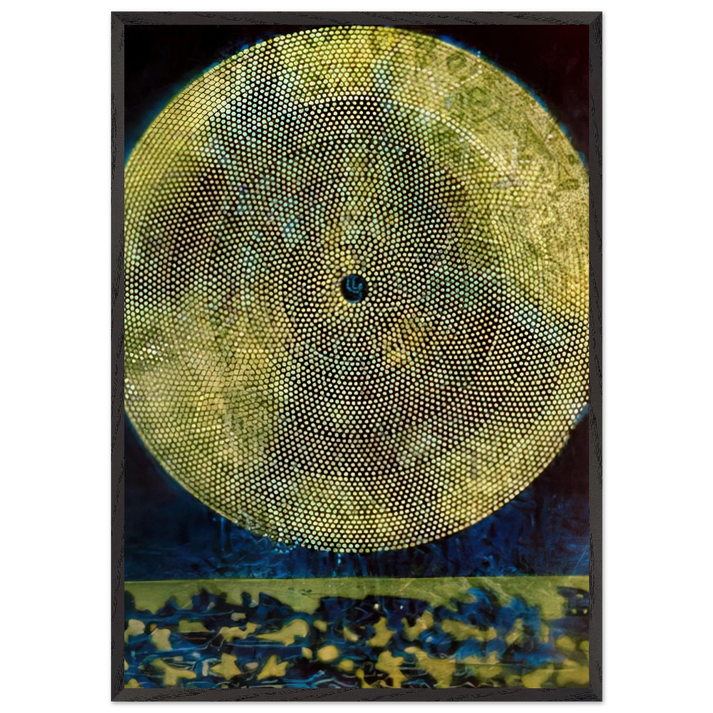 Birth of a galaxy - Max Ernst 70x100 cm / 28x40 inches Framed Art Print – Black Wooden Frame