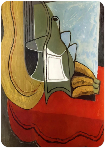BANANAS By Juan Gris Pack of 10 Post Cards | Juan Gris Post Cards | A6 (10.5 x 14.8 cm) - 4.1 x 5.8 inches