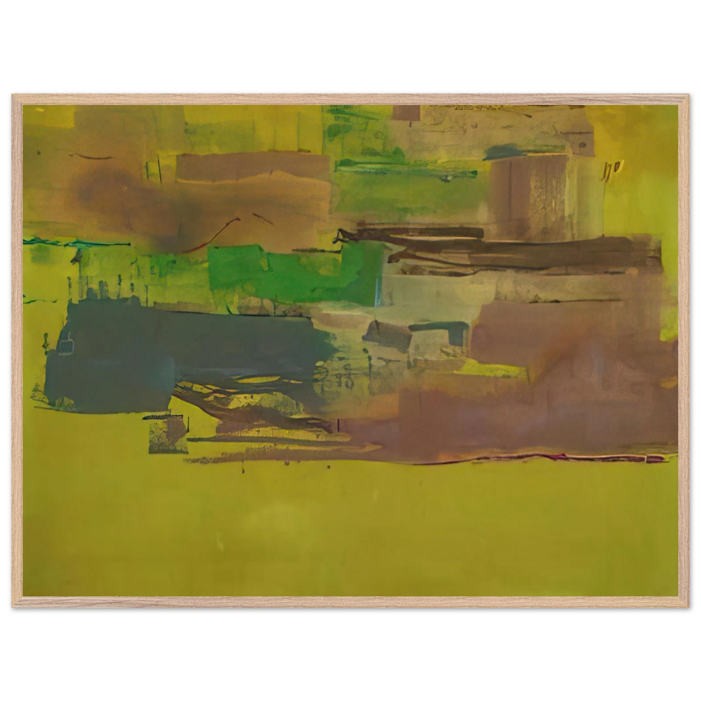 Helen Frankenthaler - August Deep - 1978 Wall art - 60x80 cm / 24x32 inches - Fine Art Poster - -