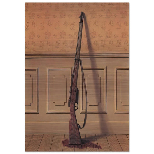 THE SURVIVOR 1950 - Rene Magritte Brushed Aluminum Print - 70x100 cm / 28x40 inches | Rene Magritte Aluminum Print | Rene Magritte Prints