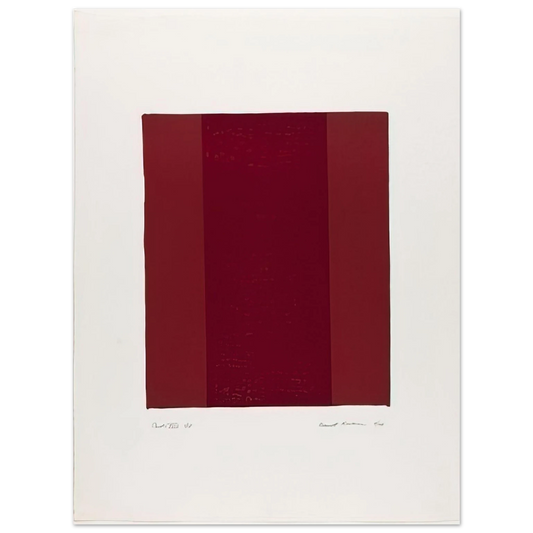 Barnett Newman - Canto XVIII Fine Art Poster - Default Title