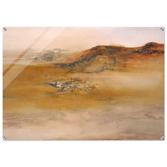 19 10 2001 2001 - Zao Wou-Ki Acrylic Print - 70x100 cm / 28x40″ inches | Zao Wou-Ki Wall Art | Zao Wou-Ki Prints