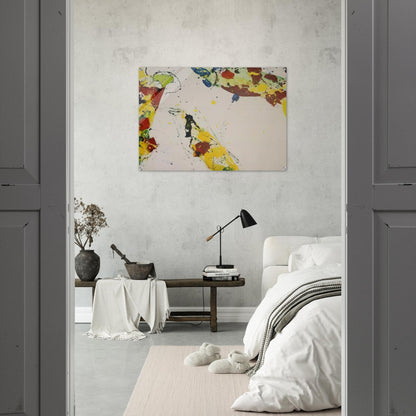 Coral Trails - Sam Francis Acrylic Print - 70x100 cm / 28x40″ inches | Sam Francis Wall Art | Sam Francis Prints