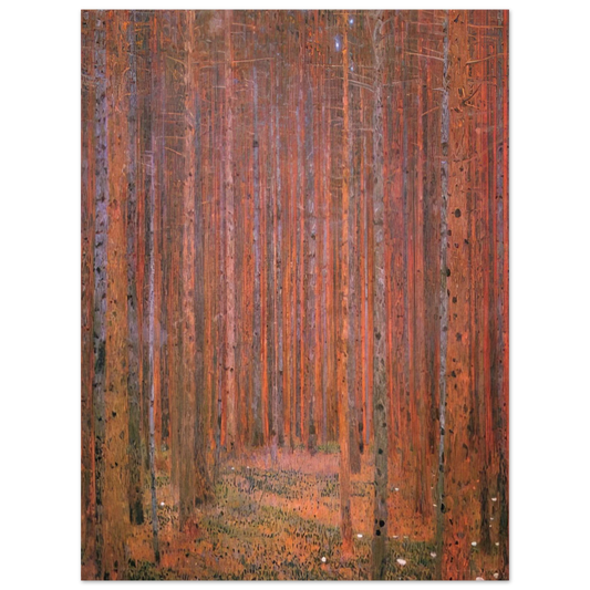 Gustav Klimt - FIR FOREST I Fine Art Poster - Default Title