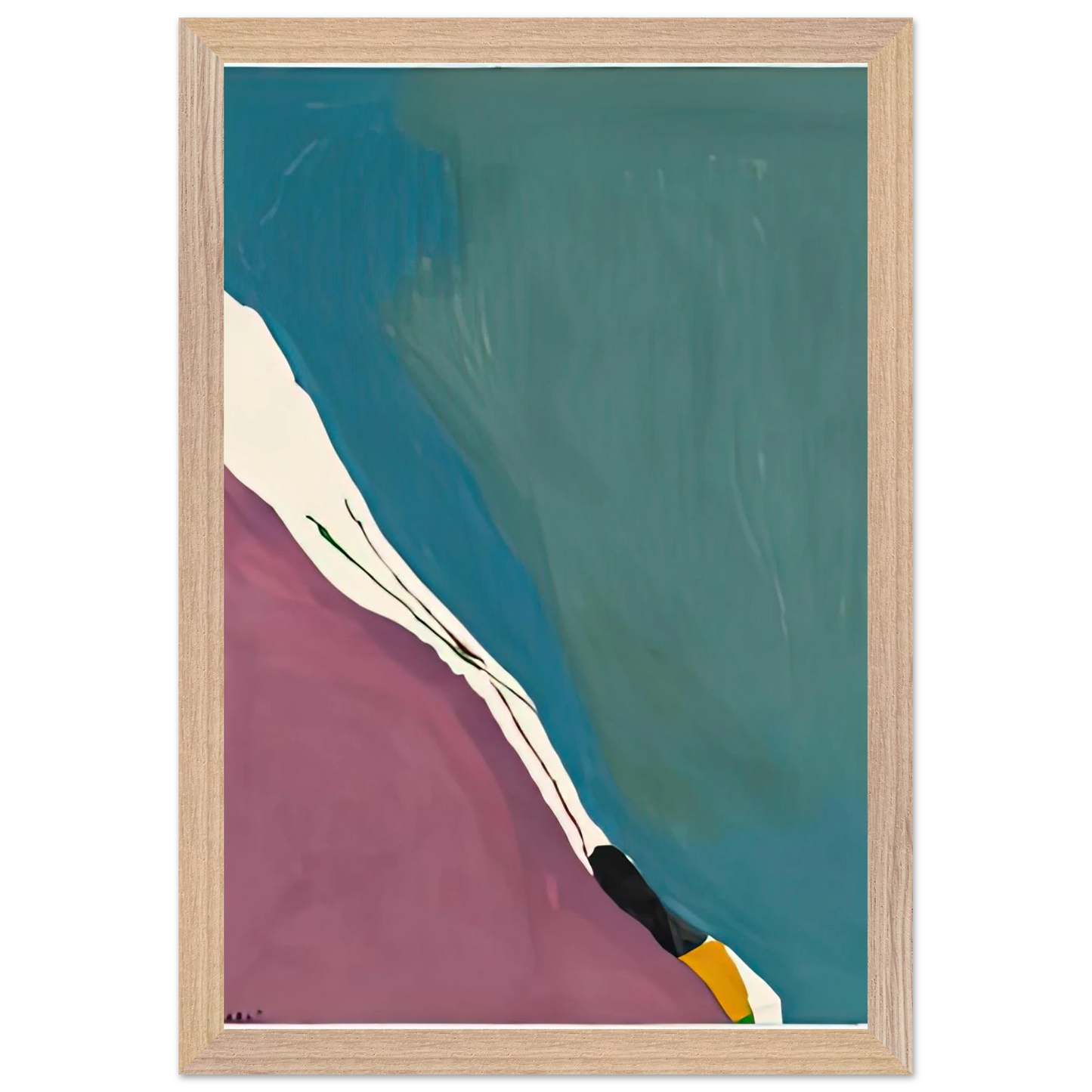 Helen Frankenthaler - Red Travels, 1971- Wall Art - 30x40 cm / 12x16 inches - Fine Art Poster - -