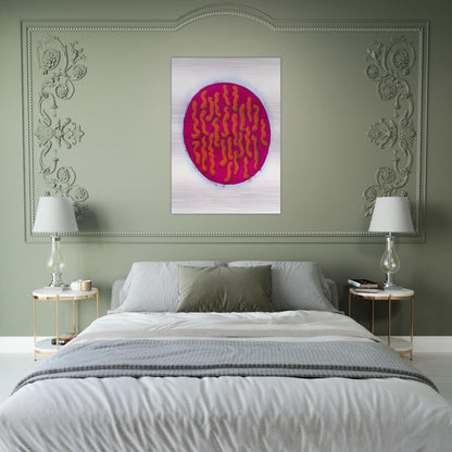 Untitled Sunset Series 32  - 1965 - John Altoon Brushed Aluminum Print - 70x100 cm / 28x40 inches | John Altoon Aluminum Print | John Altoon Prints