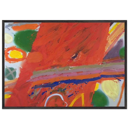 Empress - 1982 - Albert Irvin Framed Art Print – Black Wooden Frame - Default Title - -Framed Art Print