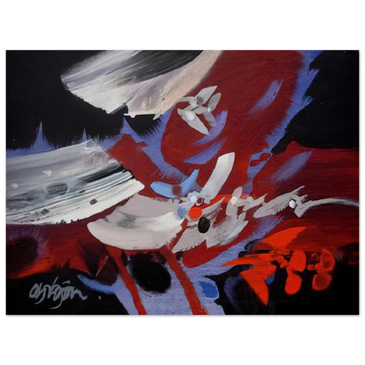 Alejandro Obregon - VIENTOS 1989 Fine Art Poster - Default Title