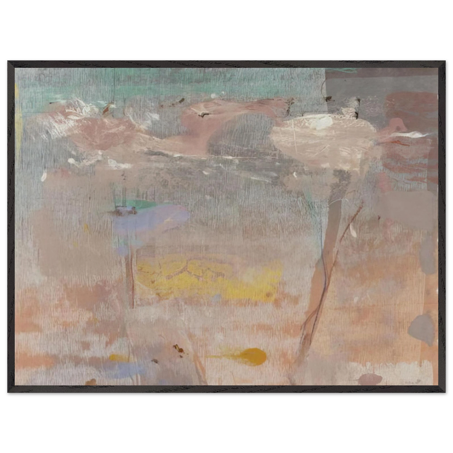 Helen Frankenthaler - Monotype I - 1981 Wall art - 30x45 cm / 12x18 inches - Fine Art Poster - -