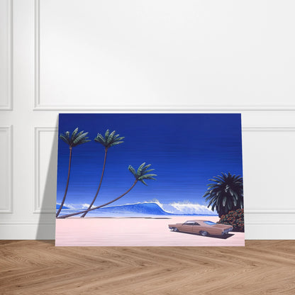 Impender Beach - Hiroshi Nagai Brushed Aluminum Print - 70x100 cm / 28x40 inches | Hiroshi Nagai Aluminum Print | Hiroshi Nagai Prints