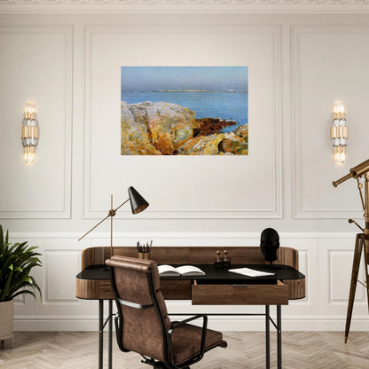 Duck Island - Childe Hassam Brushed Aluminum Print - 70x100 cm / 28x40 inches | Childe Hassam Aluminum Print | Childe Hassam Prints