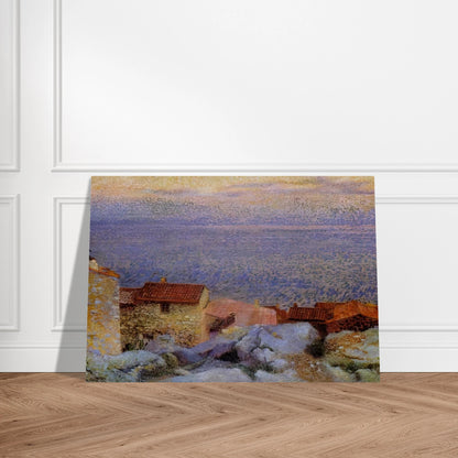 Coastal Landscape - Henri-Edmond Cross Brushed Aluminum Print - 70x100 cm / 28x40 inches | Henri-Edmond Cross Aluminum Print | Henri-Edmond Cross Prints