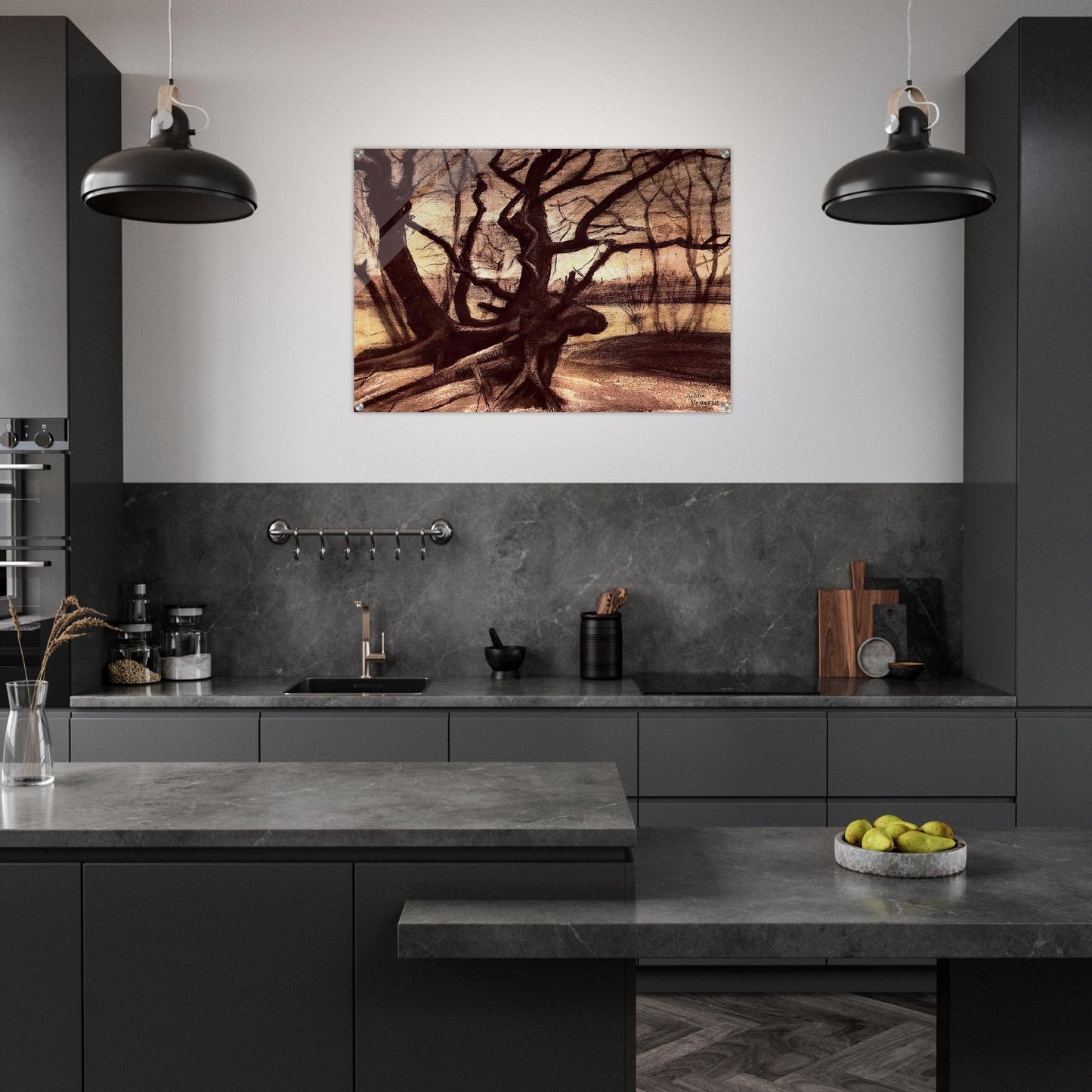 Study of a Tree - Vincent van Gogh Acrylic Print - 70x100 cm / 28x40″ inches