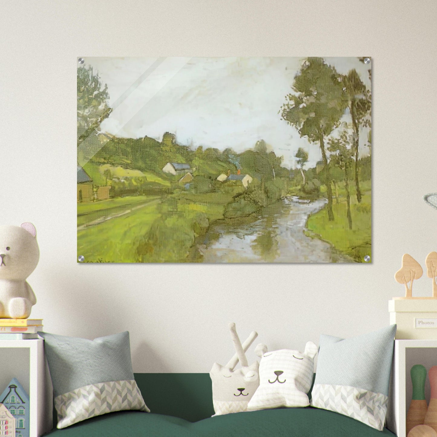 LANDSCAPE LESQUIELLES ST GERMAIN 1903 - Henri Matisse Acrylic Print - 70x100 cm / 28x40″ inches | Henri Matisse Wall Art | Henri Matisse Prints