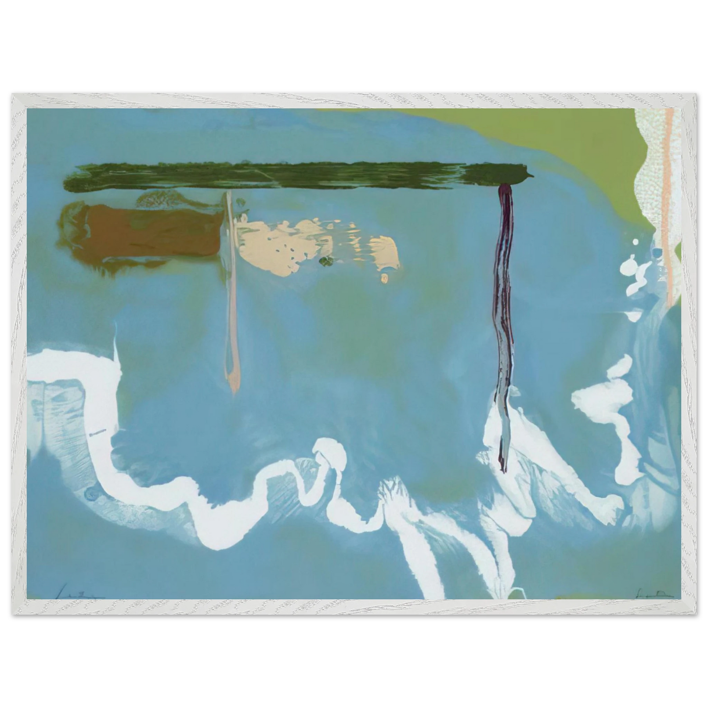 Helen Frankenthaler - Skywriting - 1997 Wall art - 30x40 cm / 12x16 inches - Fine Art Poster - -