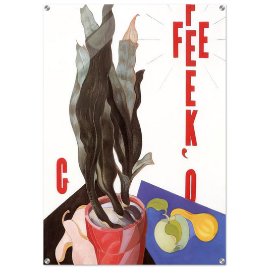 O'Keefe Georgia O’Keeffe - 1924 - Charles Demuth Acrylic Print - 70x100 cm / 28x40″ inches | Charles Demuth Wall Art | Charles Demuth Prints