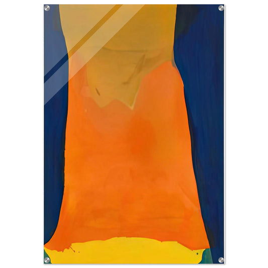 Orange Mood, 1963-64- - Helen Frankenthaler Acrylic Print - 70x100 cm / 28x40″ inches