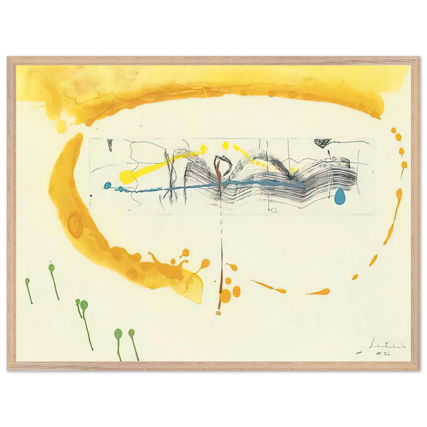 Helen Frankenthaler - Making Music - 2000 Wall art - 60x80 cm / 24x32 inches - Fine Art Poster - -
