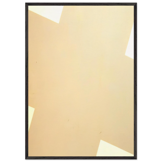 Crossroads Grey - 1978 - Leon Polk Smith Framed Art Print – Black Wooden Frame - Default Title - -Framed Art Print