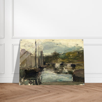 BRITTANY ALSO KNOWN AS BOAT 1896 - Henri Matisse Acrylic Print - 70x100 cm / 28x40″ inches | Henri Matisse Wall Art | Henri Matisse Prints