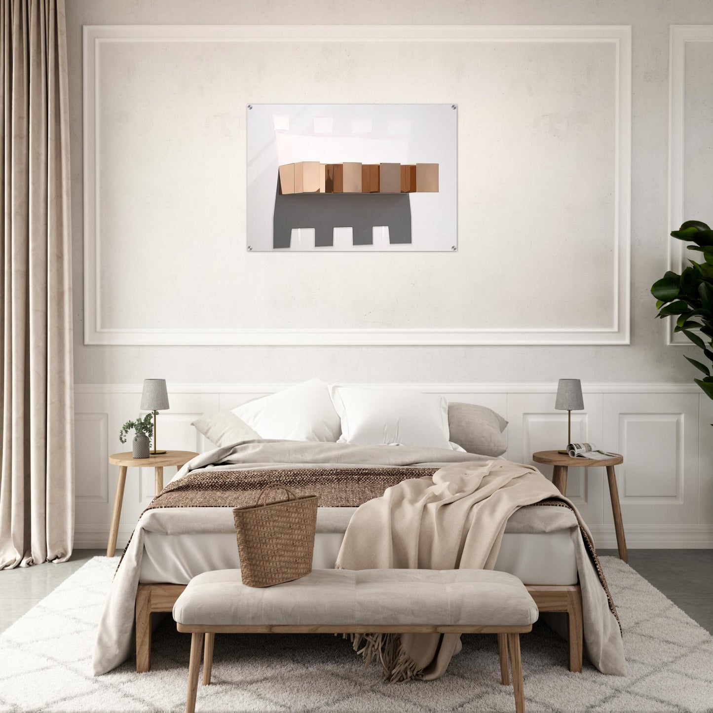 Untitled 72-22 Bernstein - 1972 - Donald Judd Acrylic Print - 70x100 cm / 28x40″ inches | Donald Judd Wall Art | Donald Judd Prints