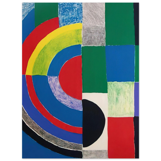 Sonia Delaunay - COLOR RHYTHMS Fine Art Poster - Default Title