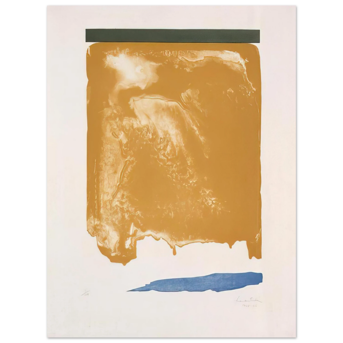 Helen Frankenthaler - Persian Garden - 1966 Wall art - 30x45 cm / 12x18 inches - Fine Art Poster - -