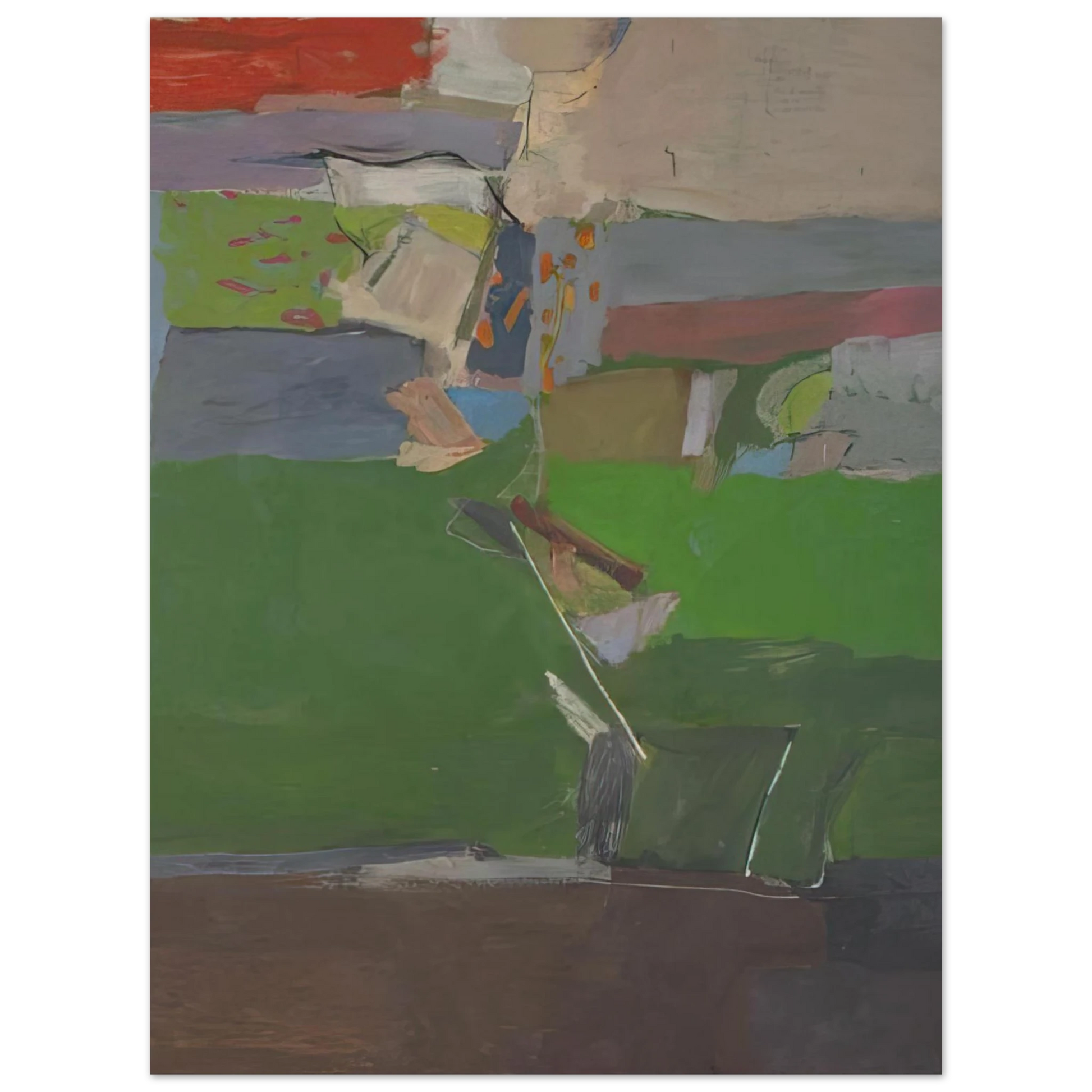 Richard Diebenkorn - Berkeley #13 Fine Art Poster - Default Title