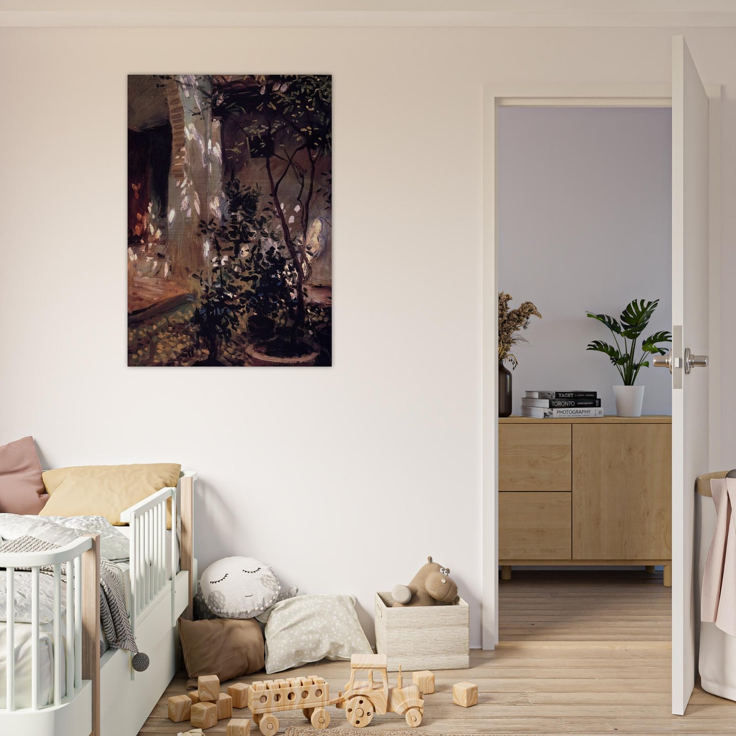 Granada. Sunspots - John Singer Sargent Brushed Aluminum Print - 70x100 cm / 28x40 inches | John Singer Sargent Aluminum Print | John Singer Sargent Prints