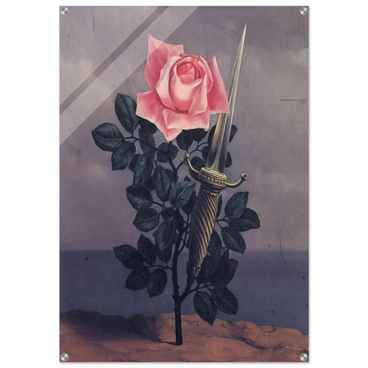 THE BLOW TO THE HEART 1952 - Rene Magritte Acrylic Print - 70x100 cm / 28x40″ inches