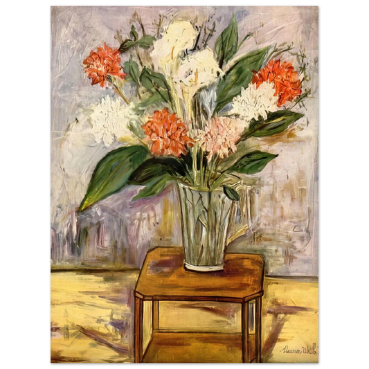 Maurice Utrillo - FLOWERS Fine Art Poster - Default Title