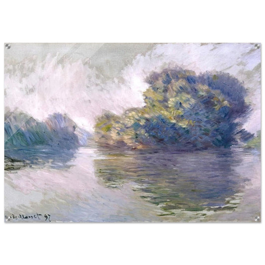 Islands at Port-Villez - claude monet Acrylic Print - 70x100 cm / 28x40″ inches