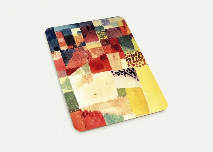 HAMMAMET By Paul Klee Pack of 10 Post Cards | Paul Klee Post Cards | A6 (10.5 x 14.8 cm) - 4.1 x 5.8 inches